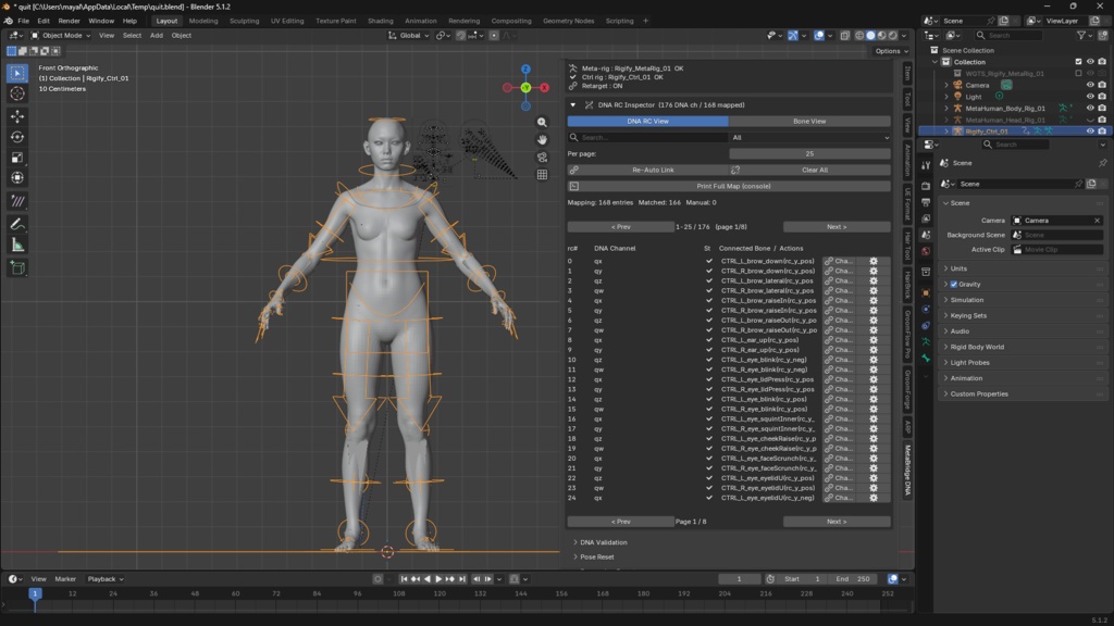 Metabridge_DNA Blender Extension