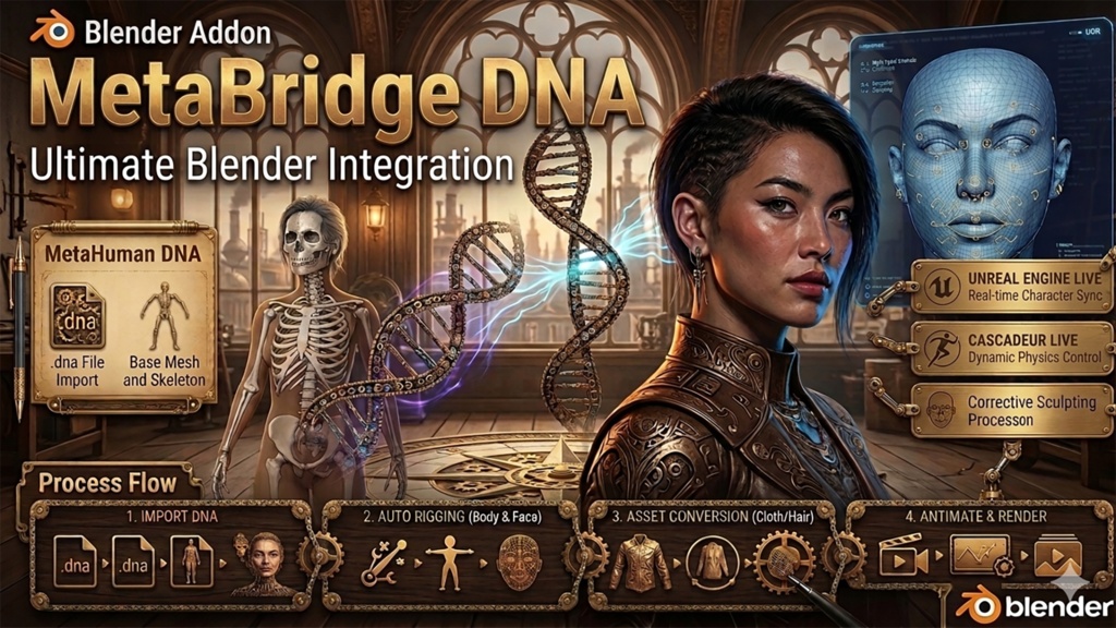 Metabridge_DNA Blender Extension