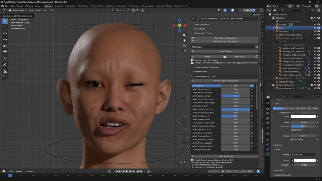 Metabridge_DNA Blender Extension
