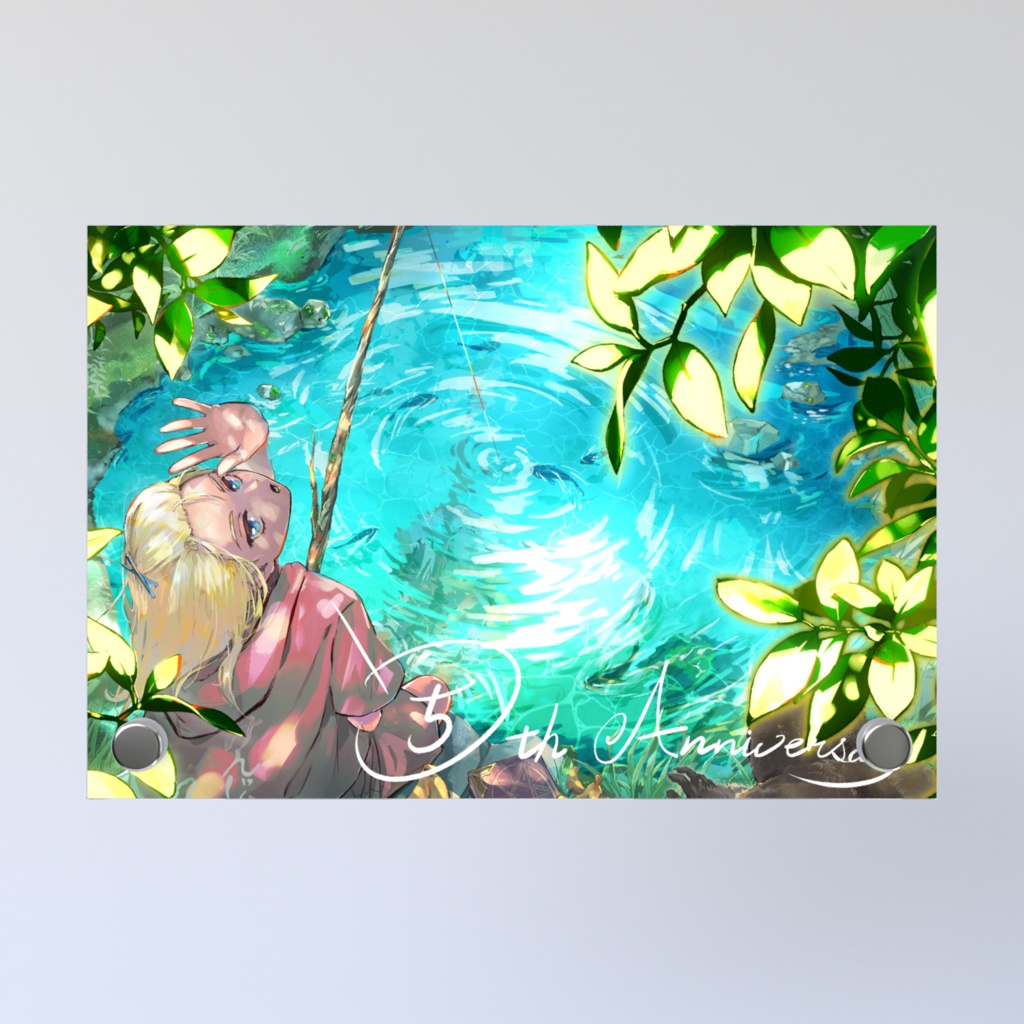 【アクリルフォトパネル】Vtuber 賢者レージ(5周年記念イラスト)