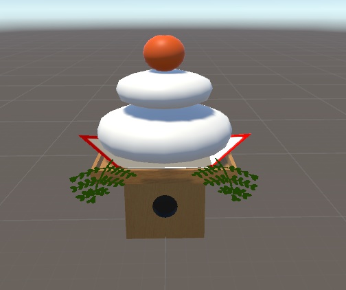 【3Dモデル】鏡餅 謹賀新年 アバター アクセサリー
