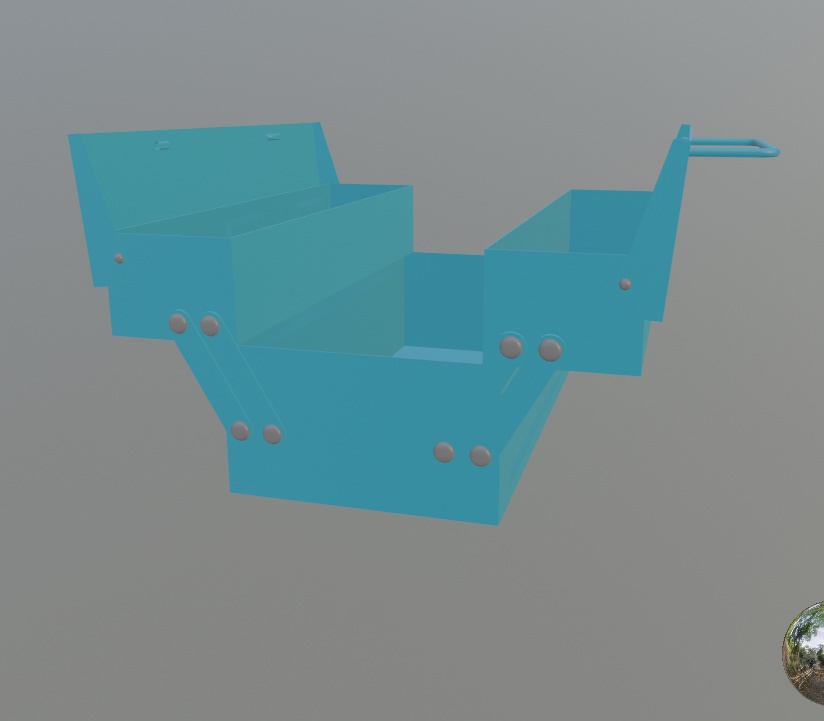 【3Dモデル】ツールボックス 工具箱 バーチャル工具