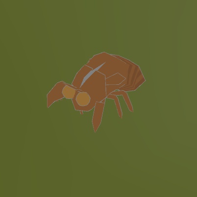 【3Dモデル】ヘアアクセサリー 空蝉