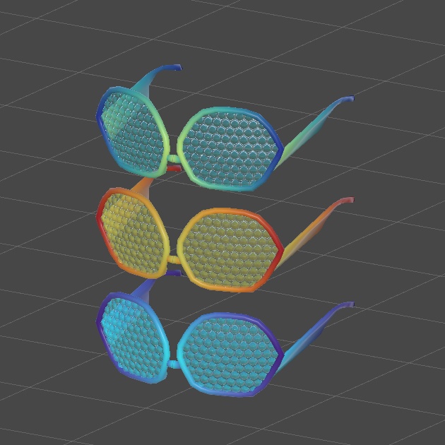 【3Dモデル】複眼サングラス