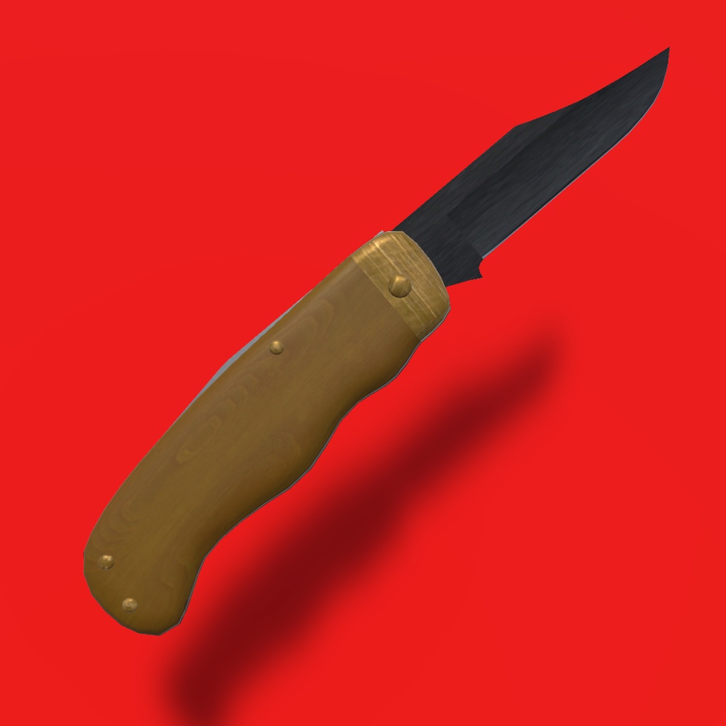 【3Dモデル】フォールディングナイフ