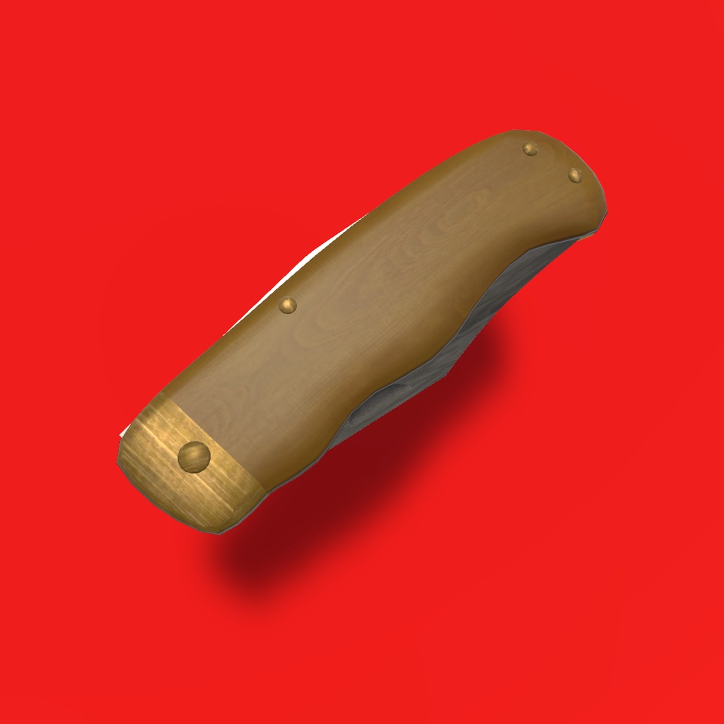 【3Dモデル】フォールディングナイフ