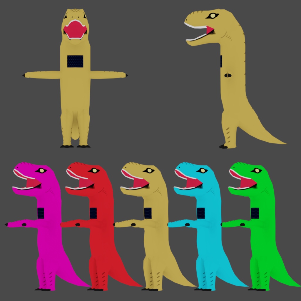 【3Dモデル】ティラノサウルス