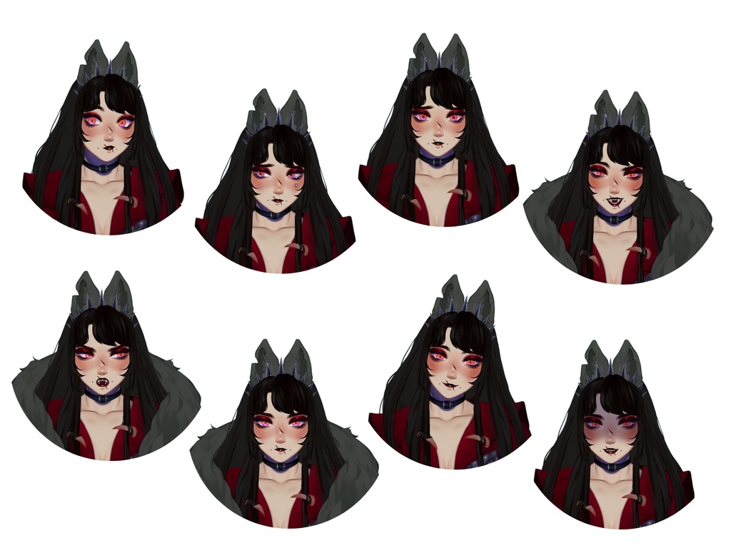 Live2D VTuber Model for Commercial Use | Non-Exclusive | Fullbody | Toggles | Queen of the Dogs