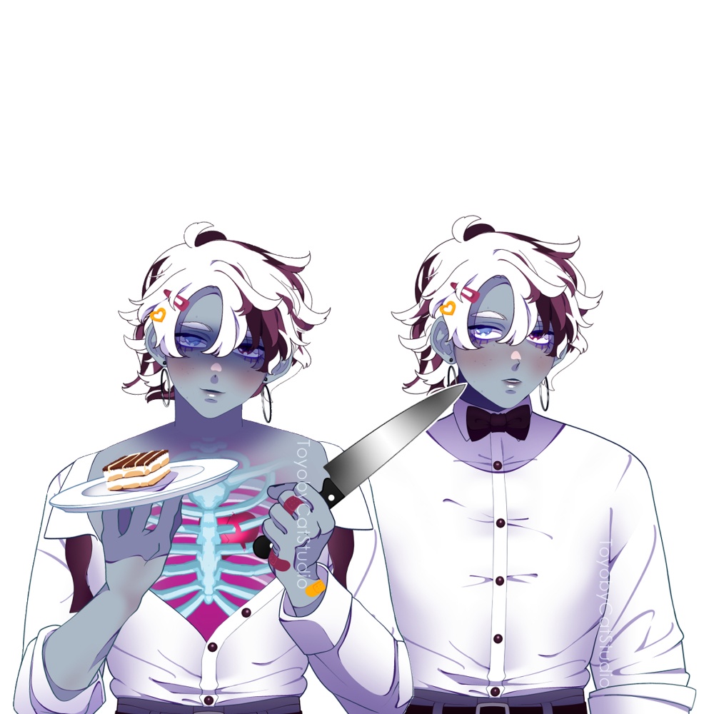 Premade Live2D Vtuber Model | Commercial Use | Non-exclusive | Ghost Waiter