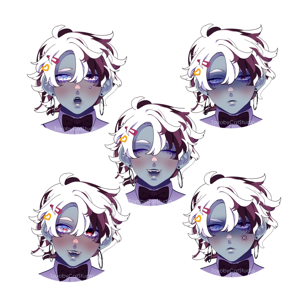 Premade Live2D Vtuber Model | Commercial Use | Non-exclusive | Ghost Waiter