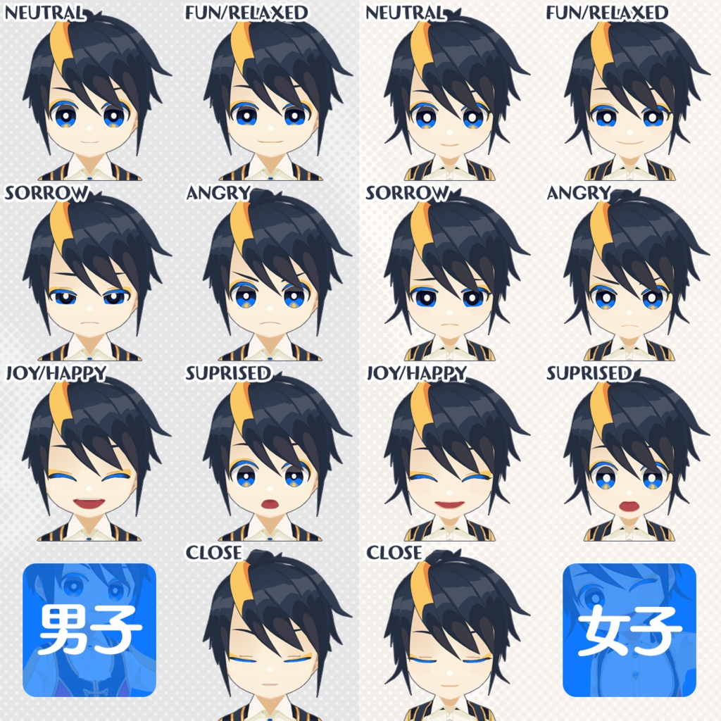 【オリジナル3Dモデル】鳥の擬人化オニオオハシ【VRM】