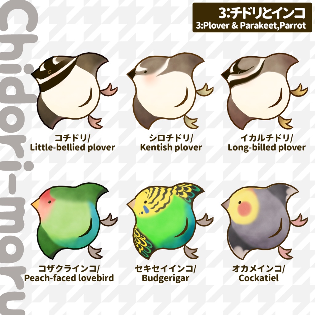 【本体無料】ちどりまる【VRM/VRChat(PC/Quest/fallback可)】