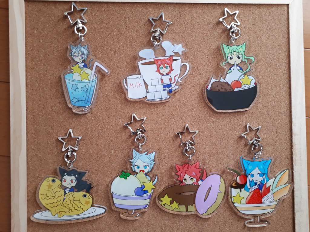 永世キャラアクリルキーホルダー