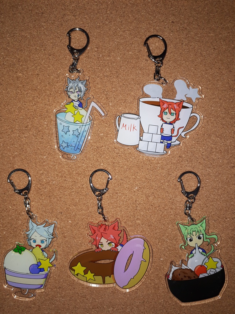 永世キャラアクリルキーホルダー