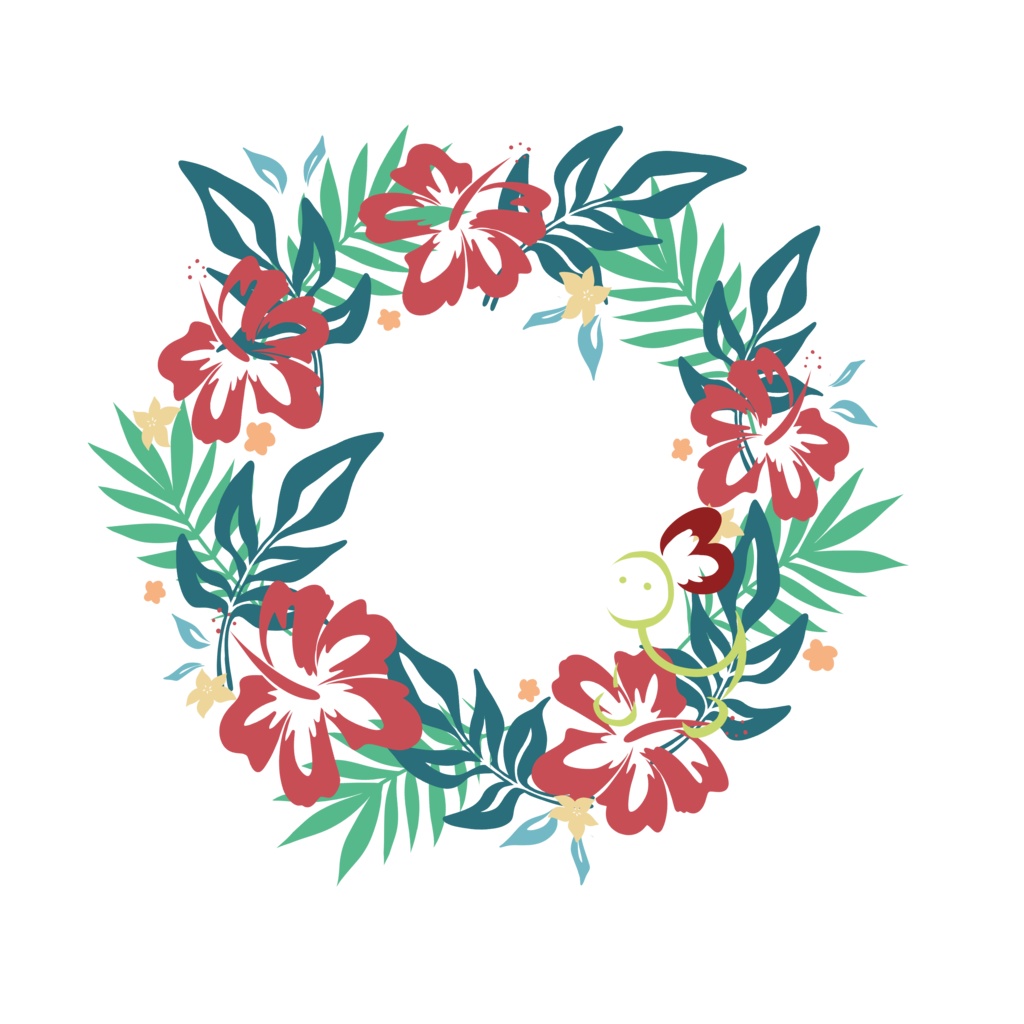 けだるげちゃんトートバッグ アロハ