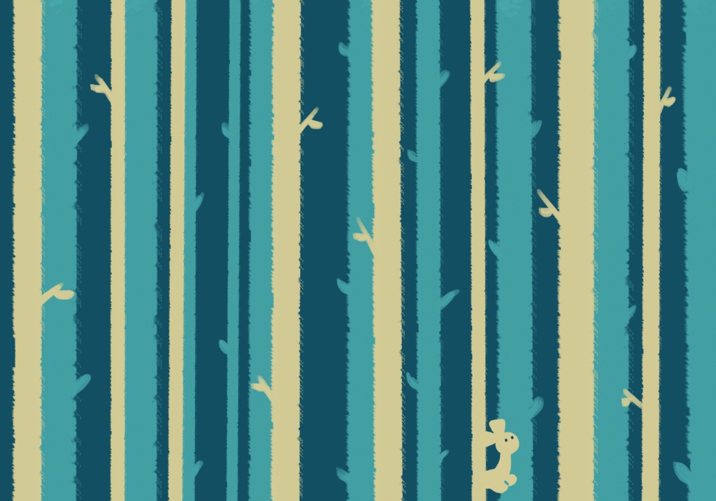 けだるげちゃんTシャツ 北の森