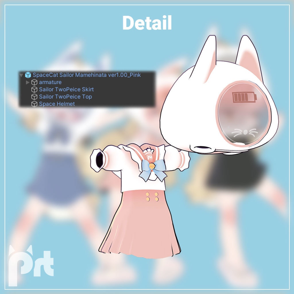SpaceCat Sailor Dress for Mamehinata