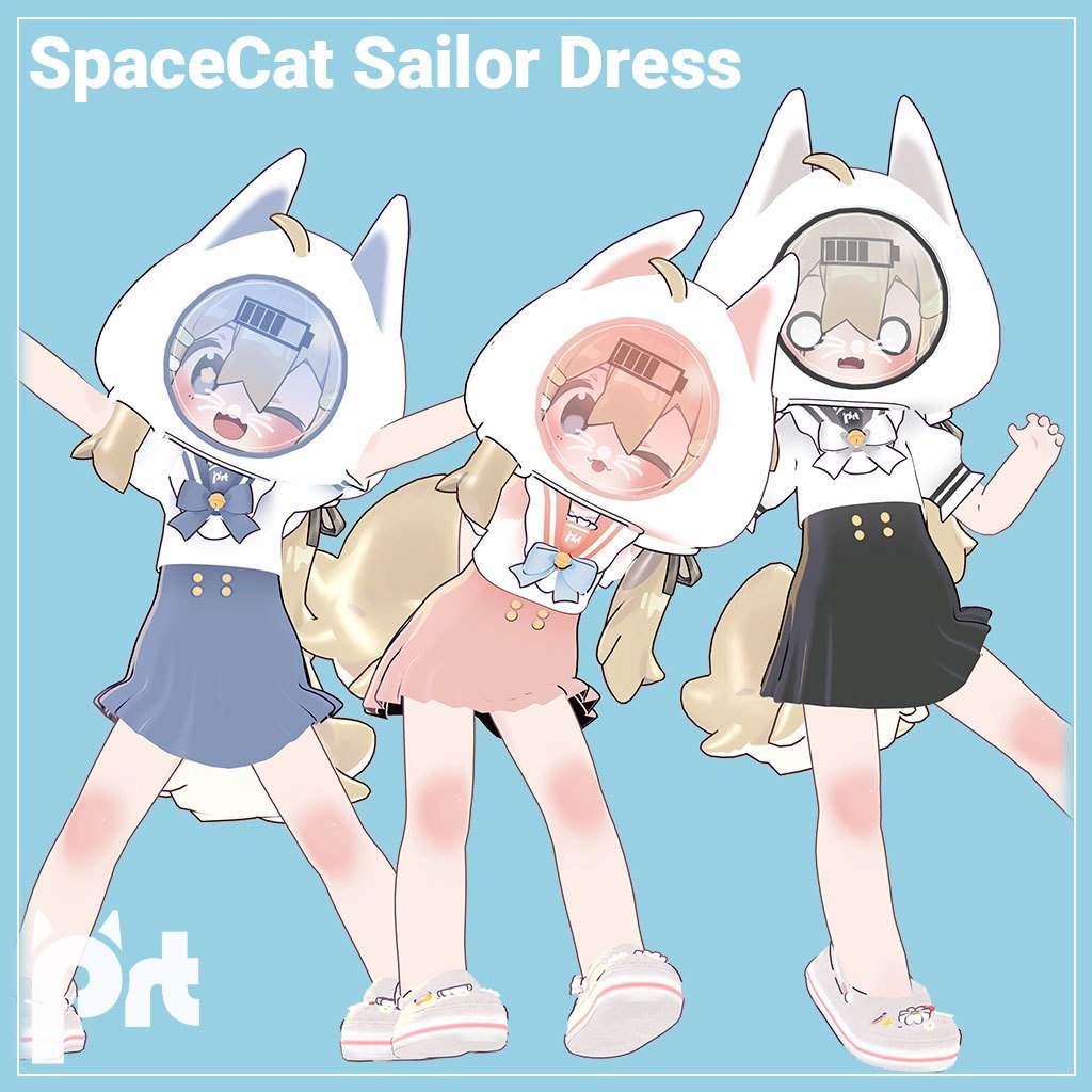 SpaceCat Sailor Dress for Mamehinata