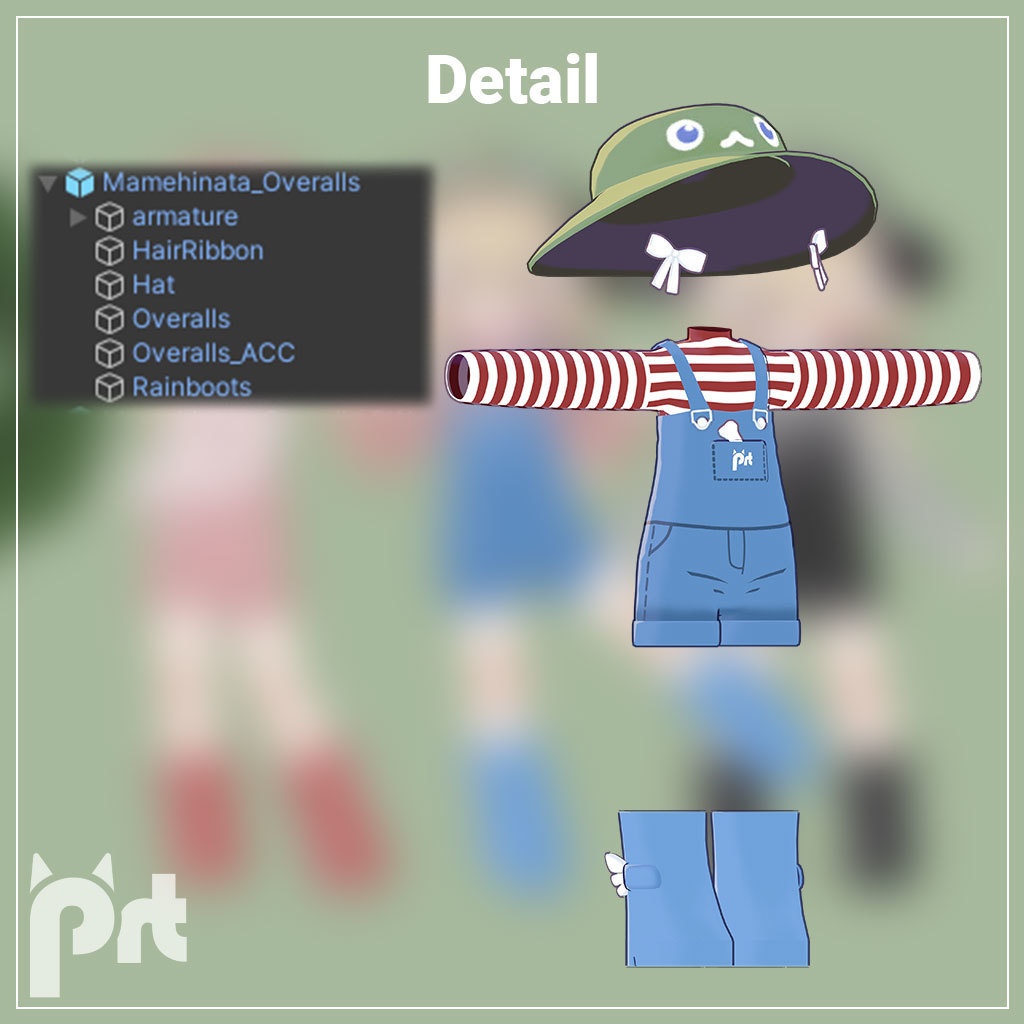 Lotus Overalls for Mamehinata