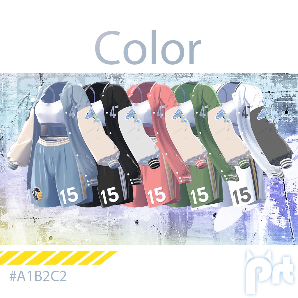 【3D衣装モデル】Sporty#a1b2c2