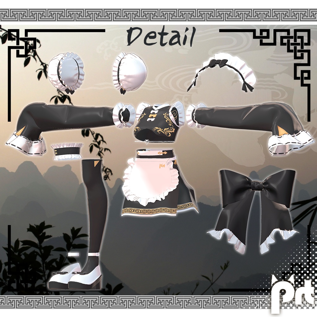 【3D衣装モデル】Chipao#facd89