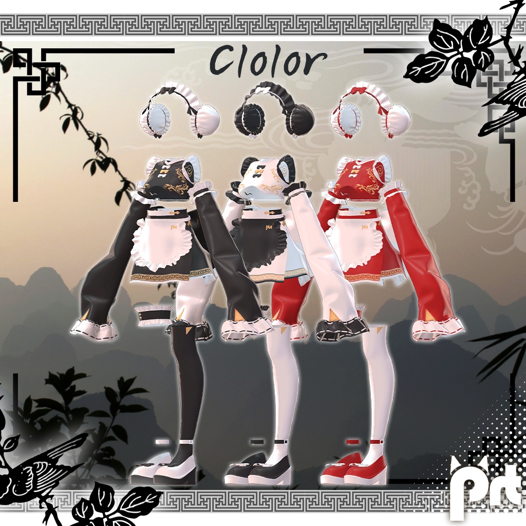 【3D衣装モデル】Chipao#facd89