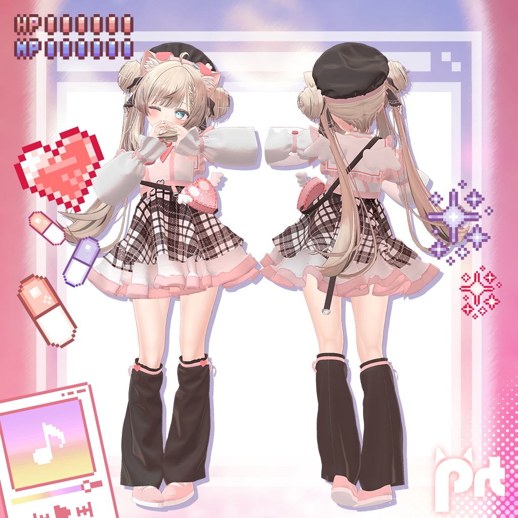 【3D衣装モデル】Kawaii Angel Wear