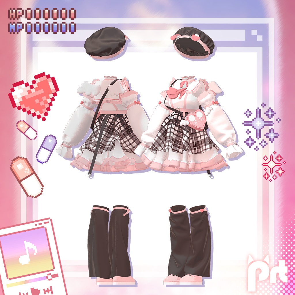 【3D衣装モデル】Kawaii Angel Wear