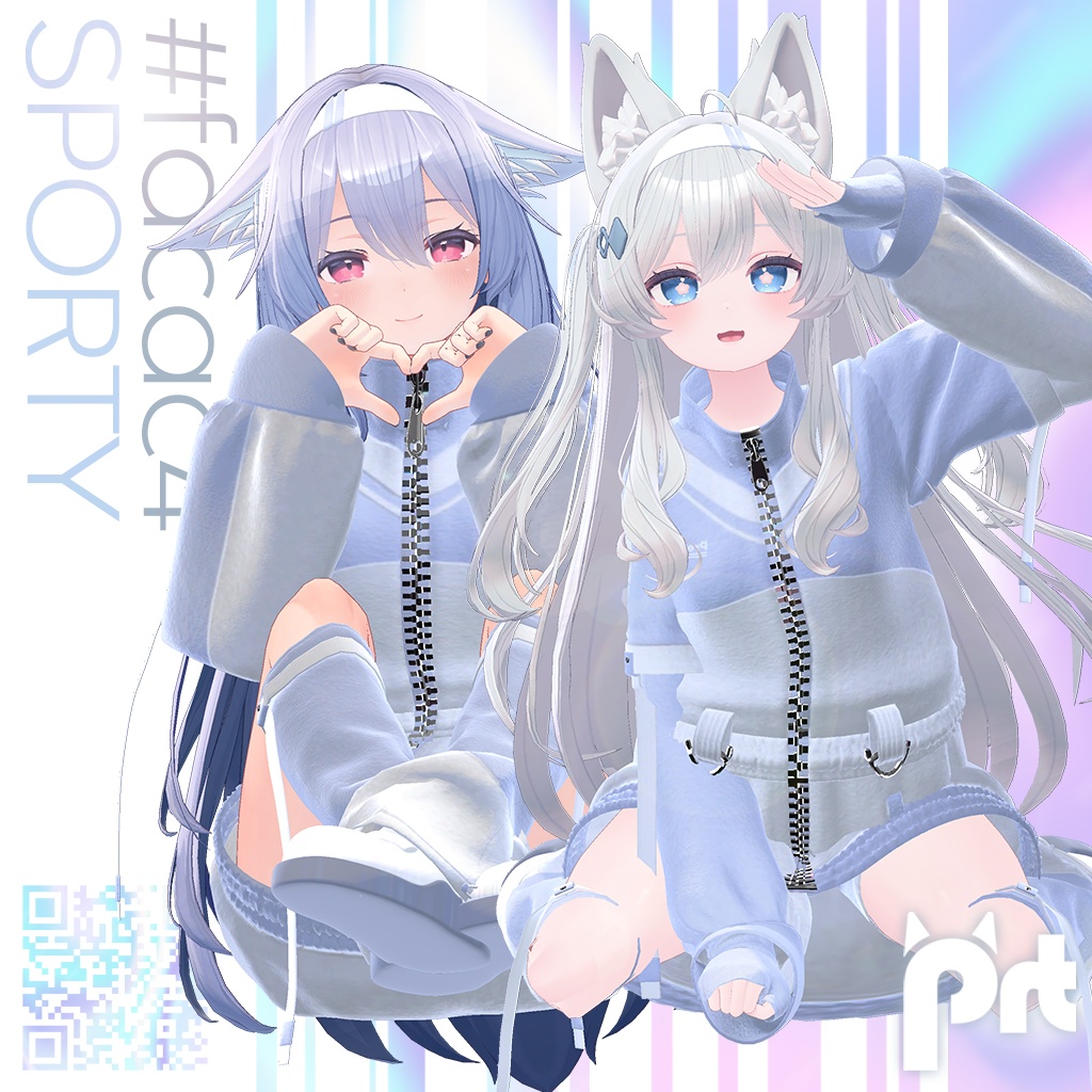 【3D衣装モデル】Sporty#facac4