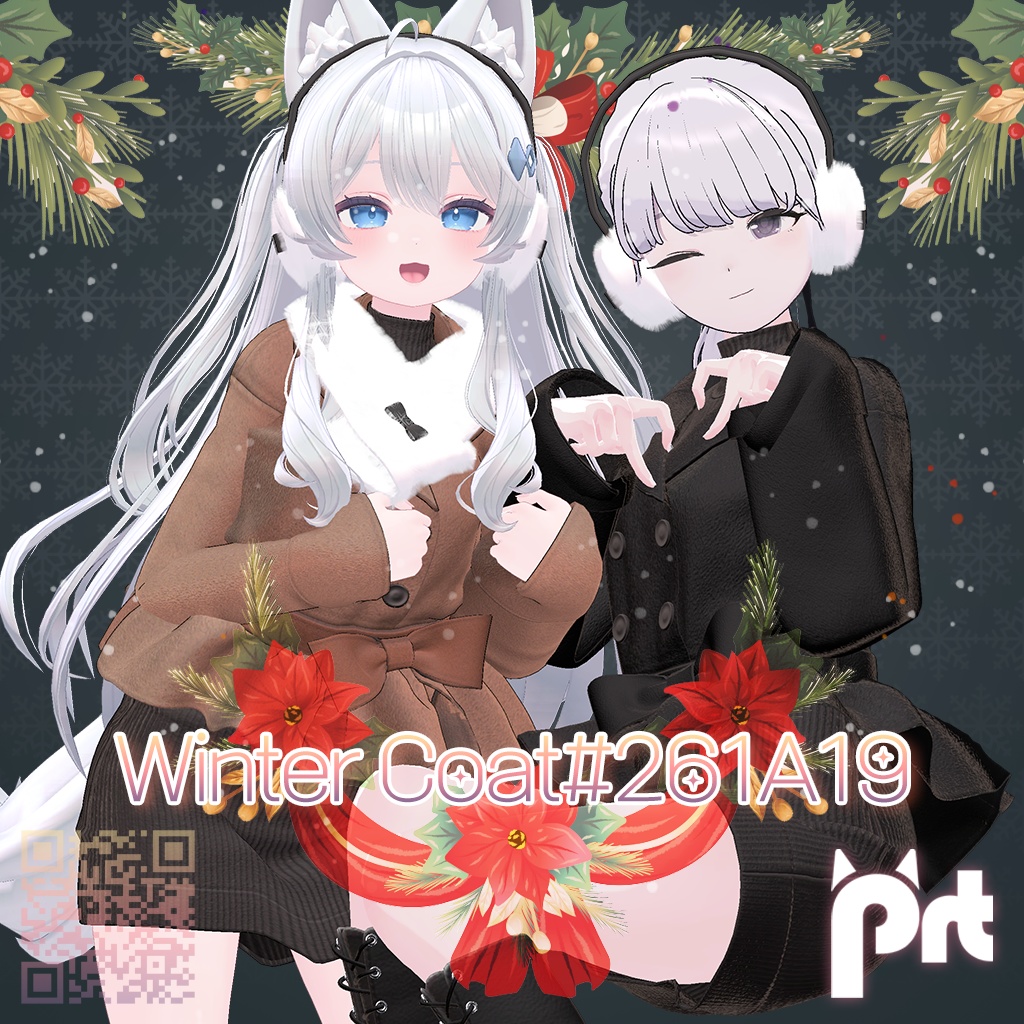 【3D衣装モデル】Winter Coat#261A19