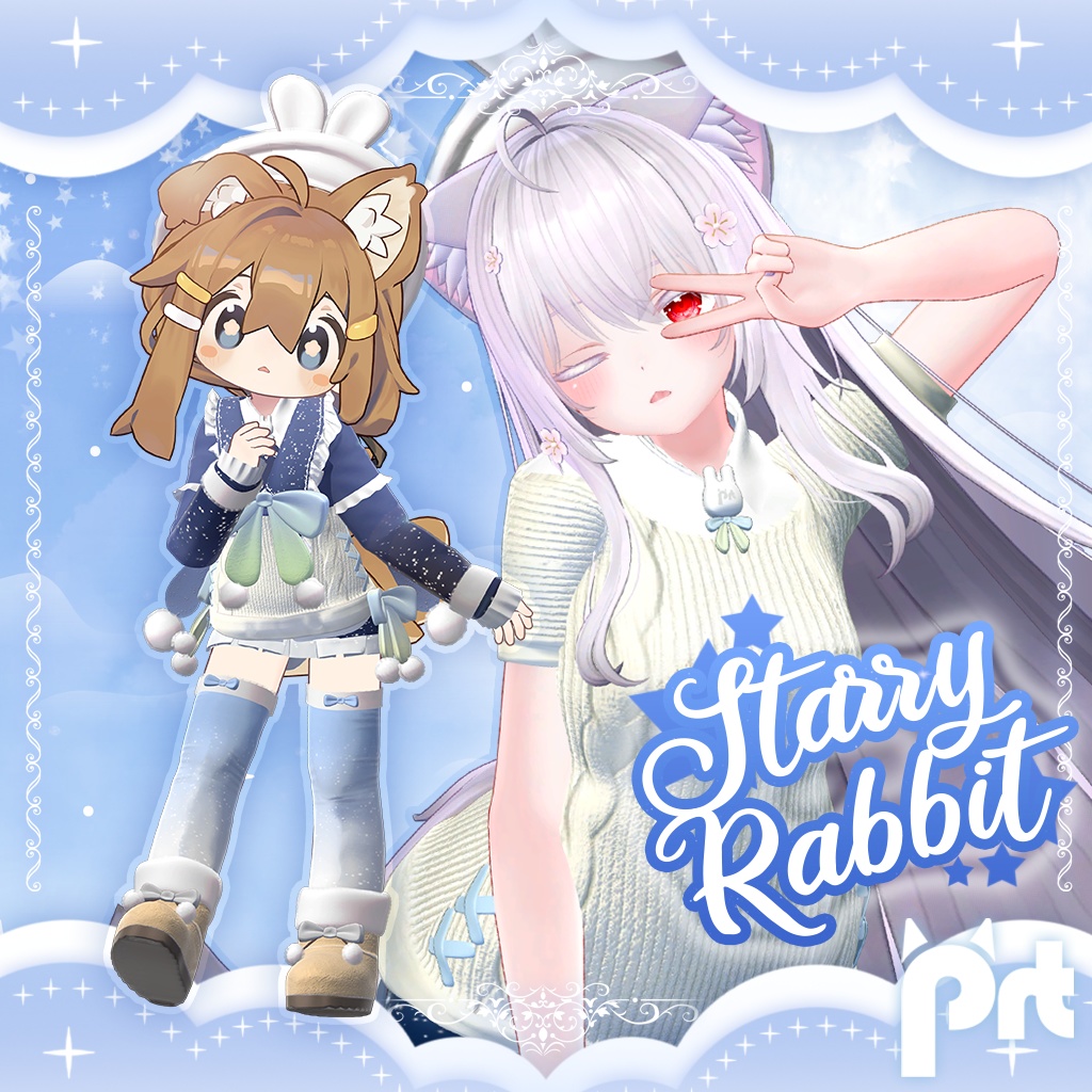 【3D衣装モデル】Starry Rabbit