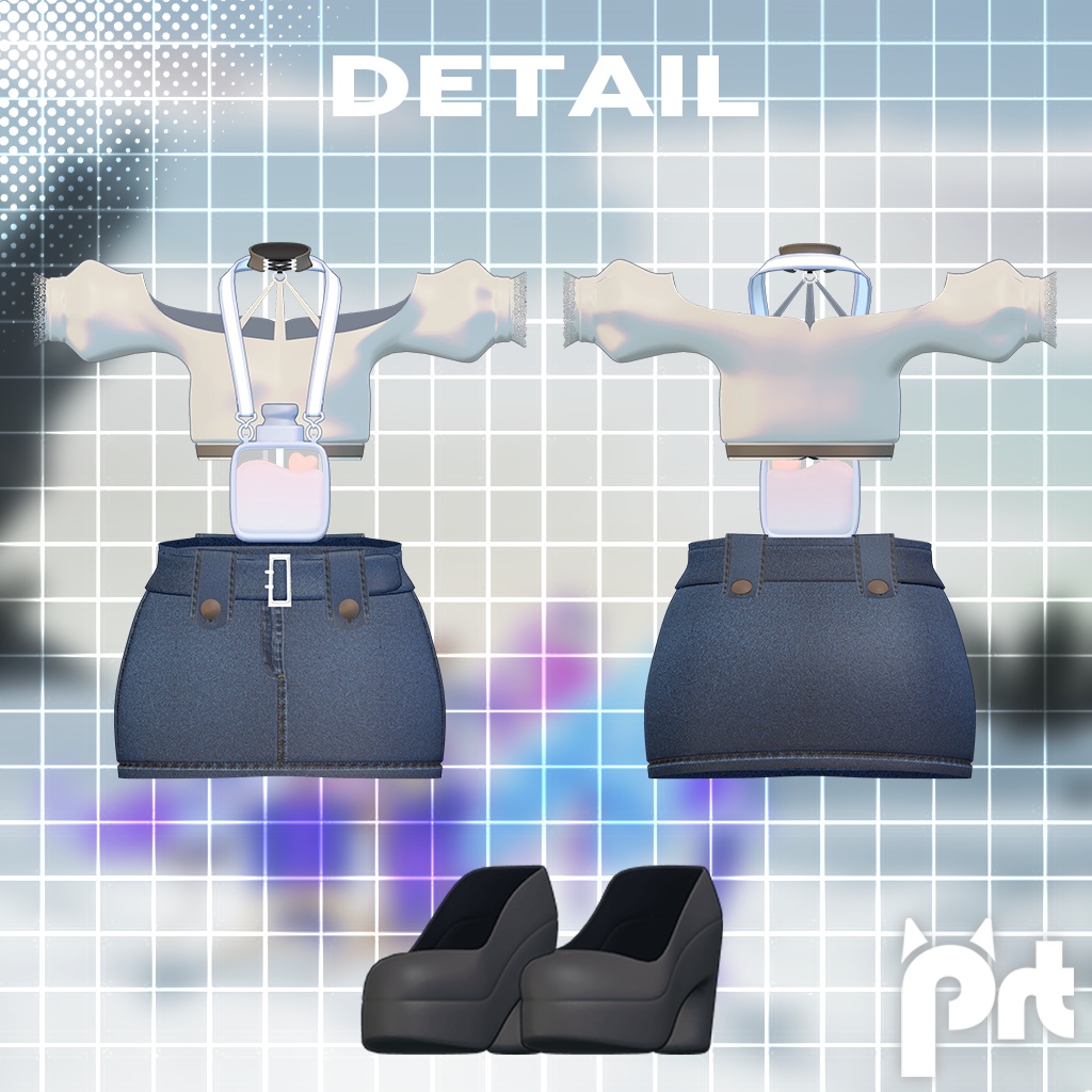【3D衣装モデル】Spring Water Wear
