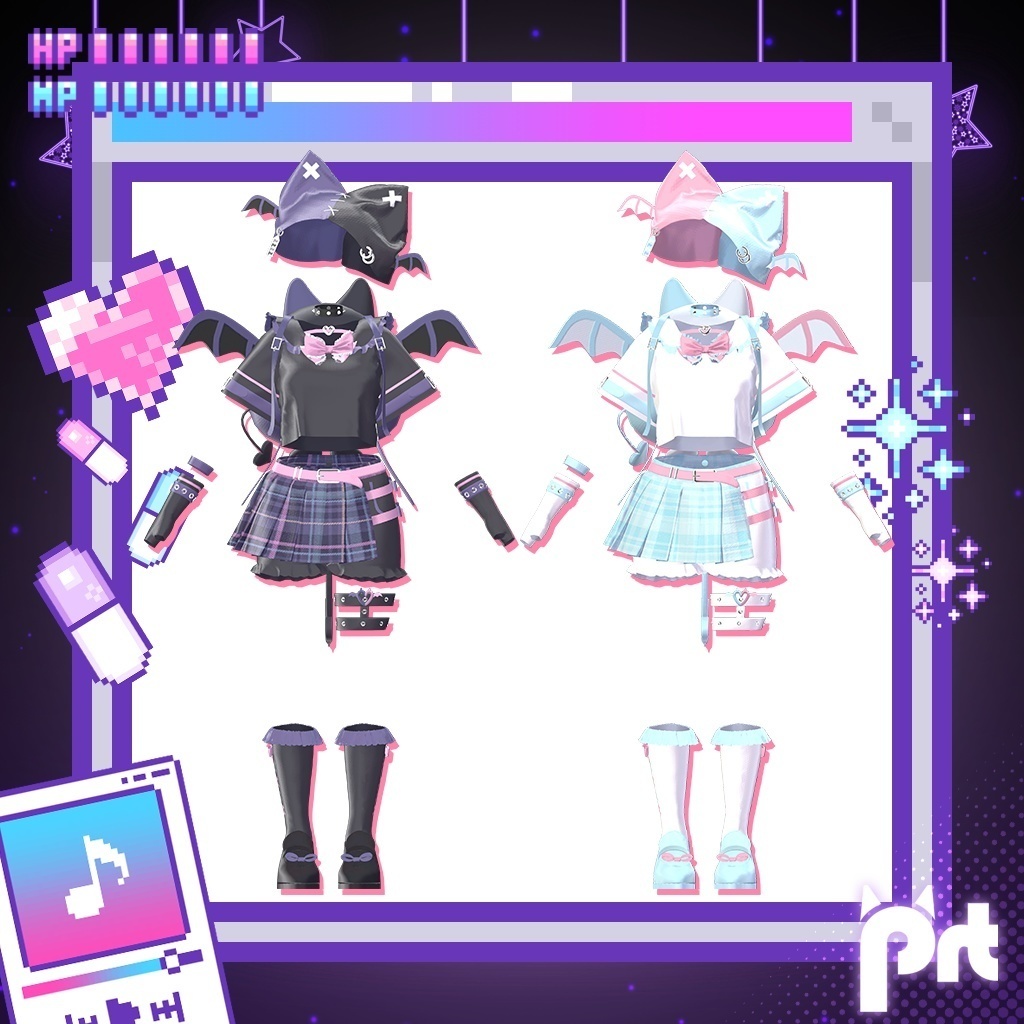 【3D衣装モデル】Kawaii Devil Wear For Sio