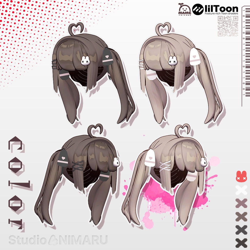 【3D衣装モデル/まめふれんず】Bitter Love & Sweet