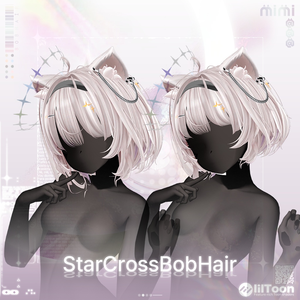 【18アバター対応】 StarCross Bob Hair