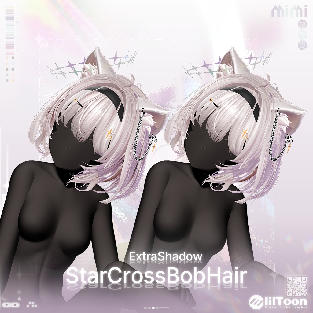 【18アバター対応】 StarCross Bob Hair