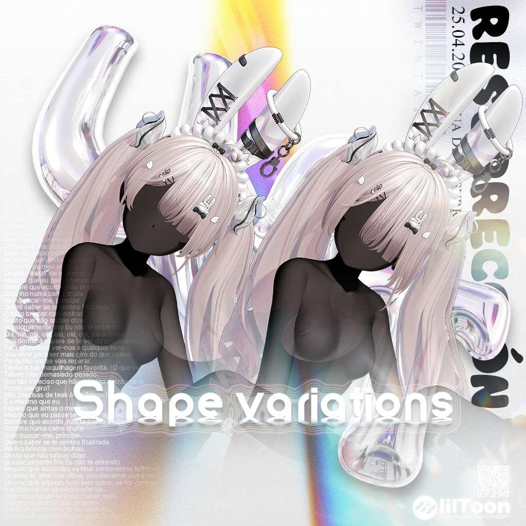 【14アバター対応】 Usamimi TwinTail