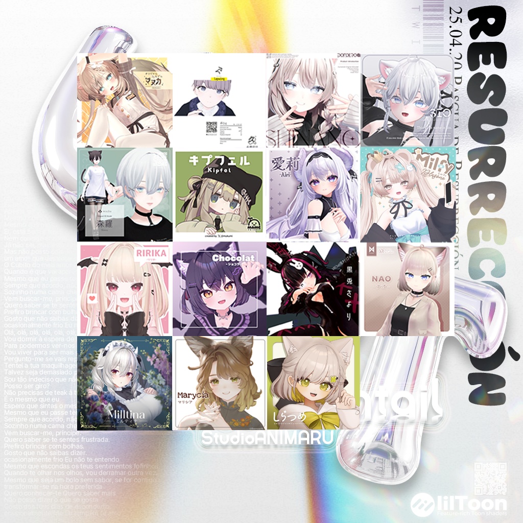 【14アバター対応】 Usamimi TwinTail