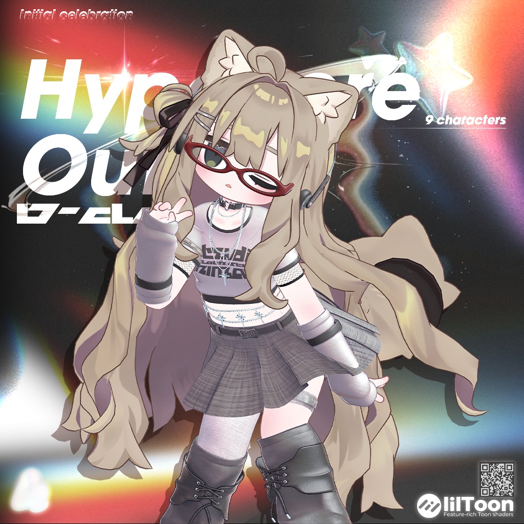 【10アバター対応】 HyperCore Outfit