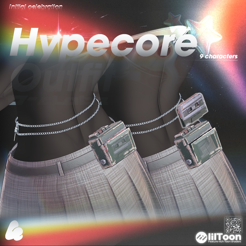 【10アバター対応】 HyperCore Outfit