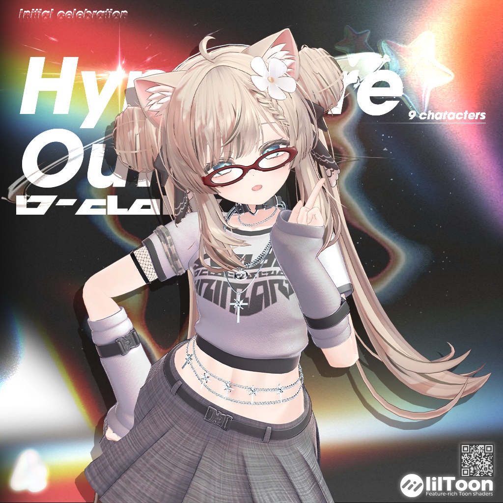【10アバター対応】 HyperCore Outfit