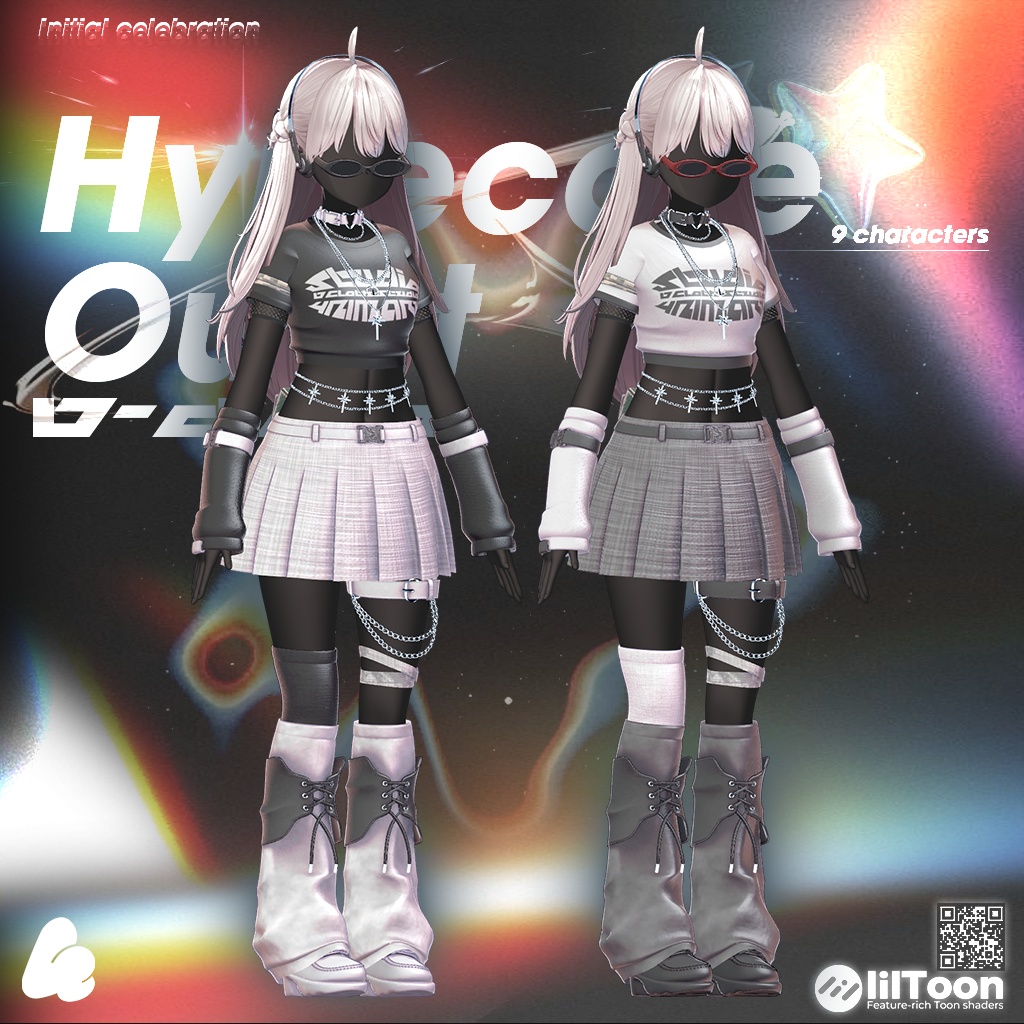 【10アバター対応】 HyperCore Outfit