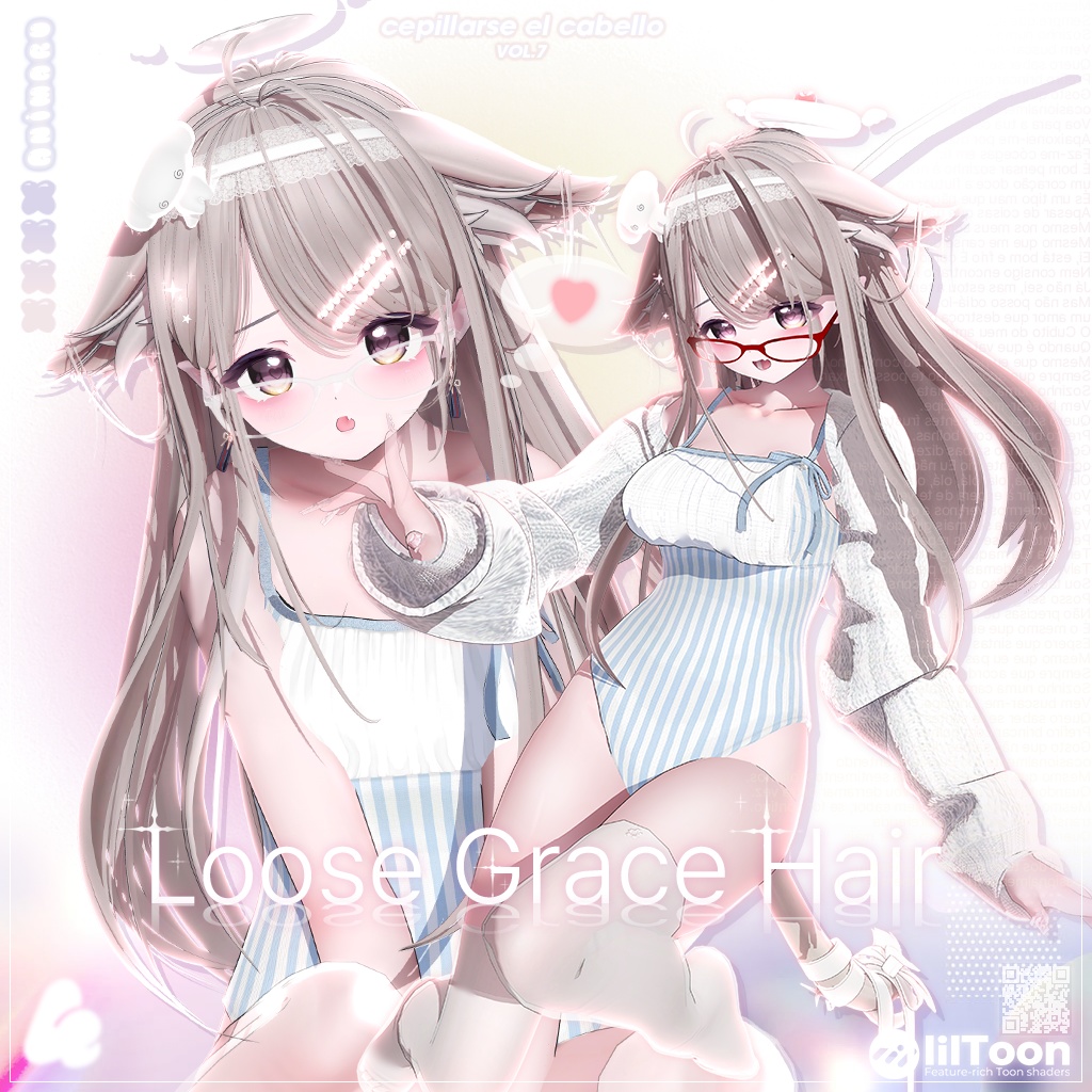 【13アバター対応】 Loose Grace Hair