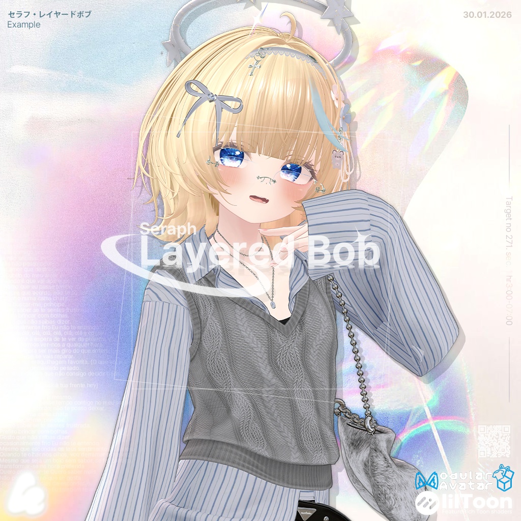 💥セール中💥 【17アバター対応】 Seraph Layered Bob