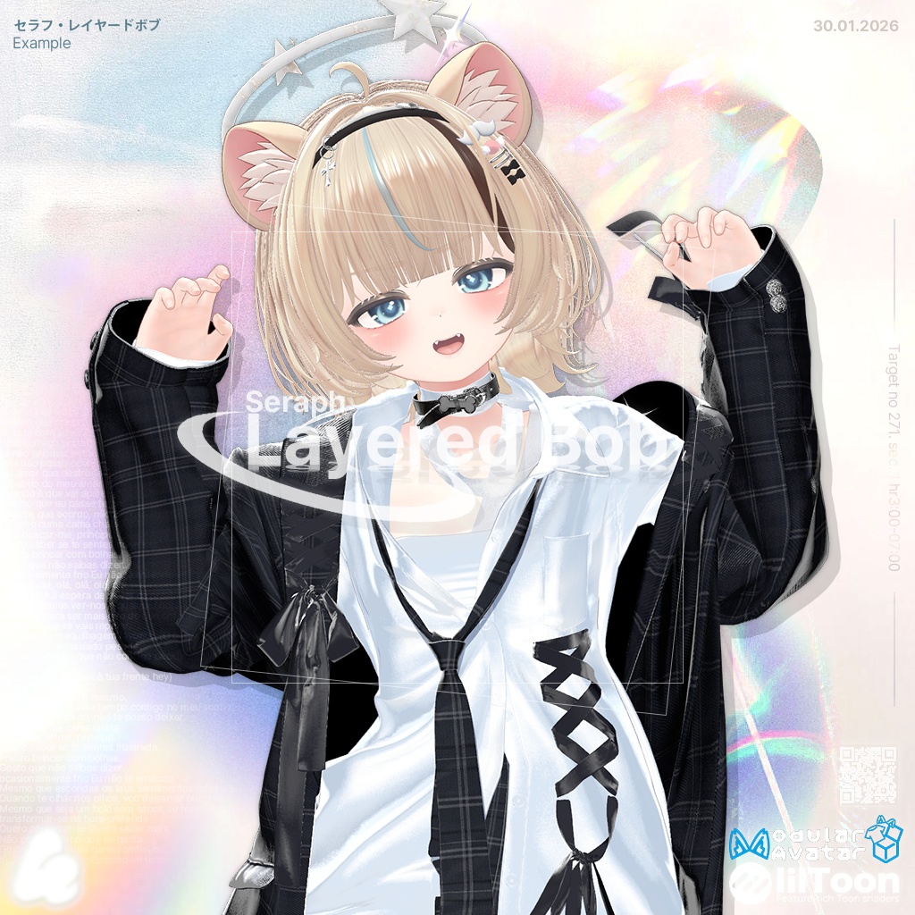 💥セール中💥 【17アバター対応】 Seraph Layered Bob