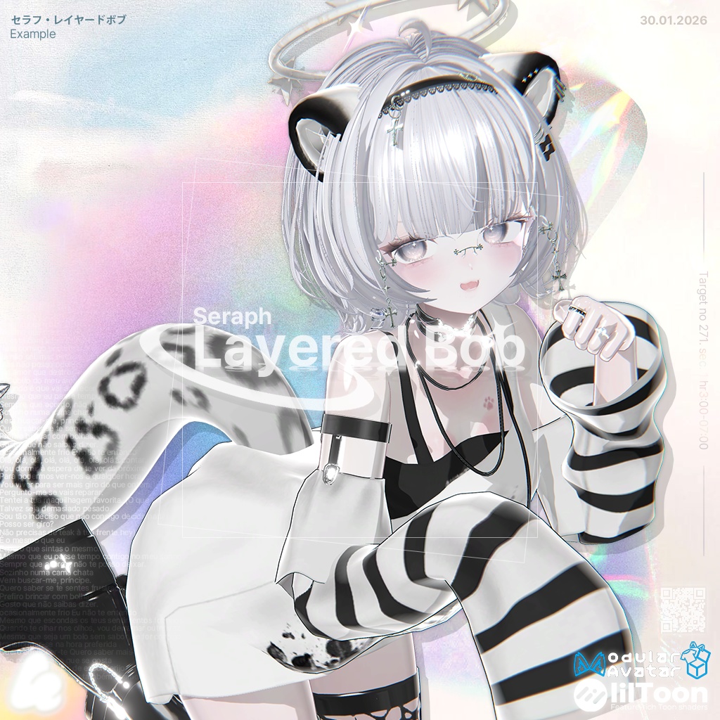 💥セール中💥 【17アバター対応】 Seraph Layered Bob