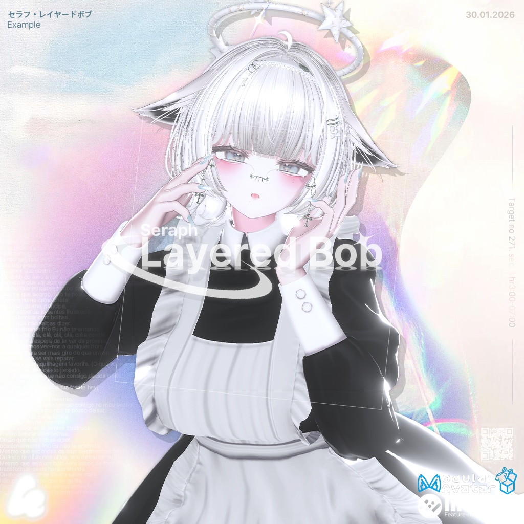 💥セール中💥 【17アバター対応】 Seraph Layered Bob