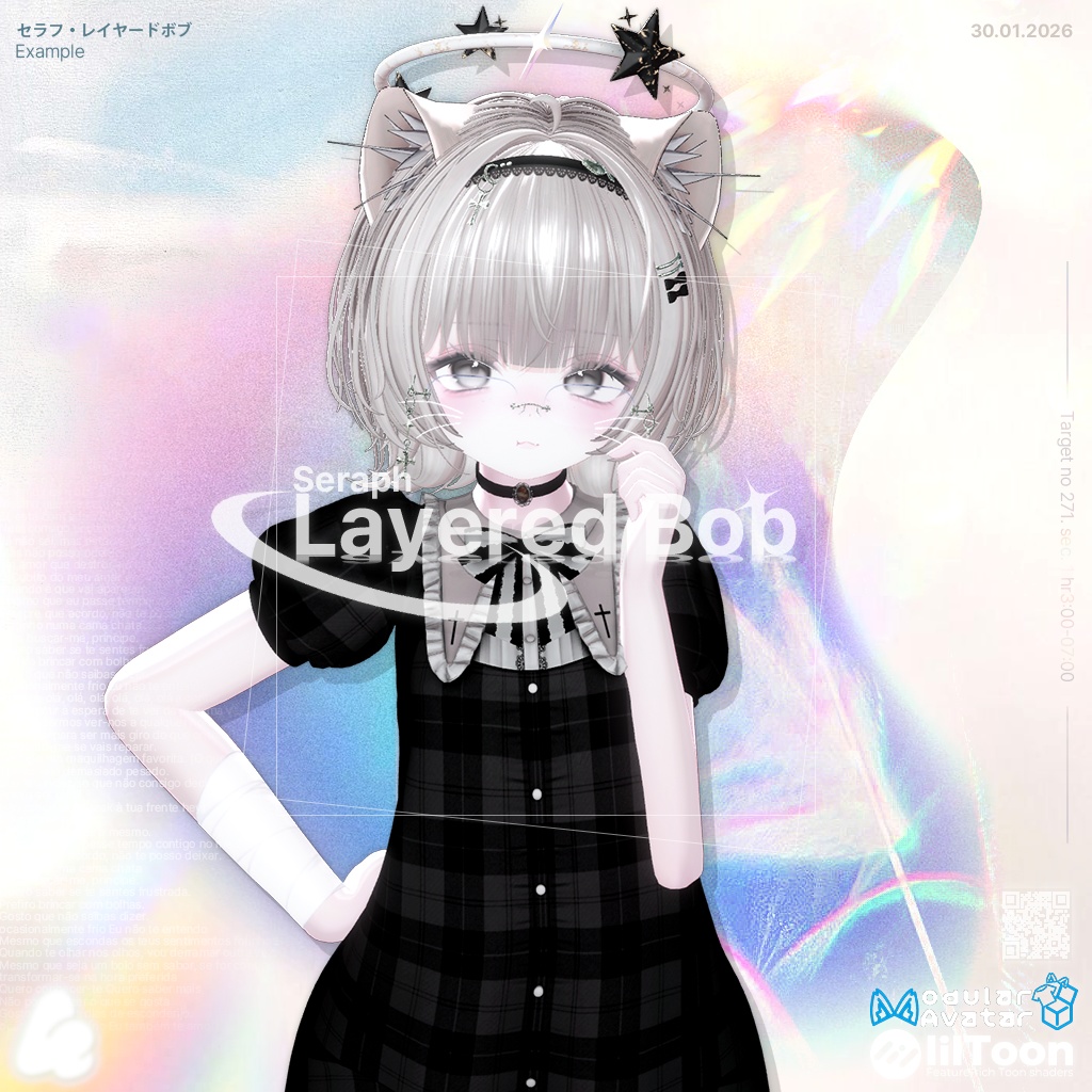 💥セール中💥 【17アバター対応】 Seraph Layered Bob