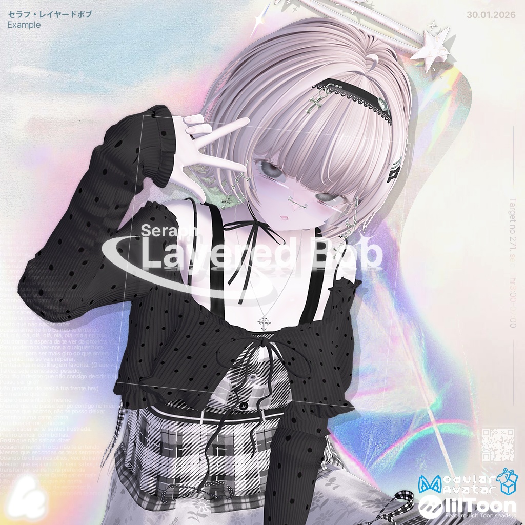 💥セール中💥 【17アバター対応】 Seraph Layered Bob