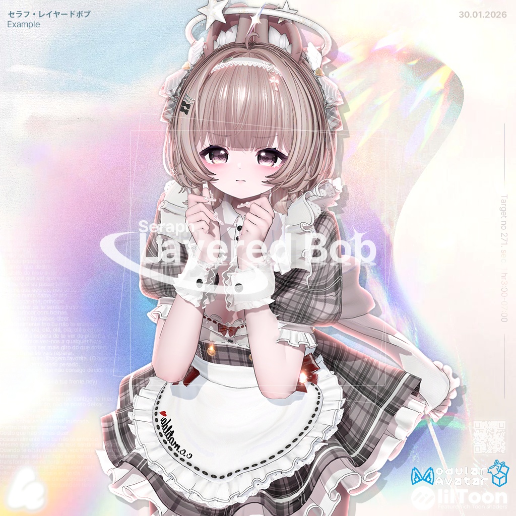 💥セール中💥 【17アバター対応】 Seraph Layered Bob